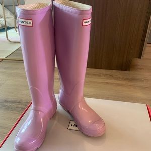 Lilac Hunter Rain Boots *rare color*